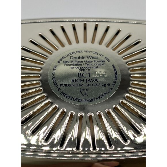 Estee Lauder Double Wear Matte Powder Foundation Rich Java 0.42 Oz - Picture 5 of 7